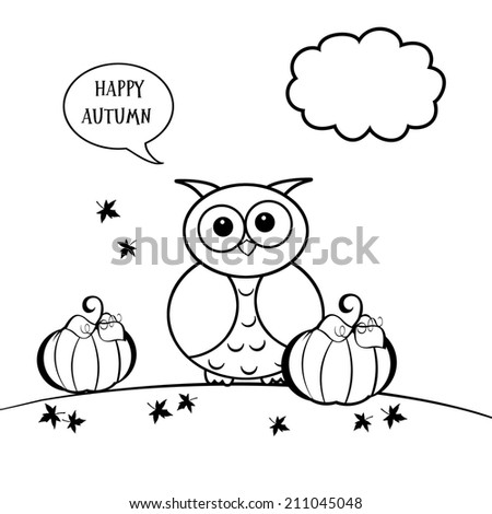 Little Owl - Autumn