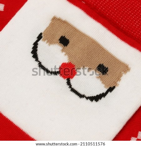 funny cartoon and colorful socks pattern