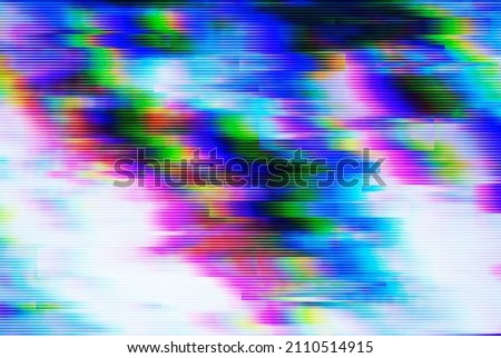 Glitch art digital pixel noise abstract