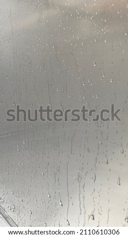 Metal stainless steel texture background. Water drops on stainless steel surface. 