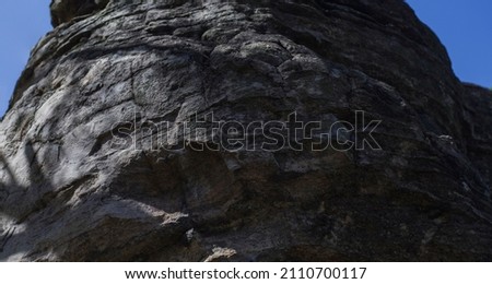 natural stones sky background bright sunlight