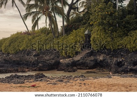 Beach landscape taken from Hawai, Maui, West Coast