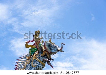 Gajah Mina Statue at Pererenan Beach in Canggu, Bali