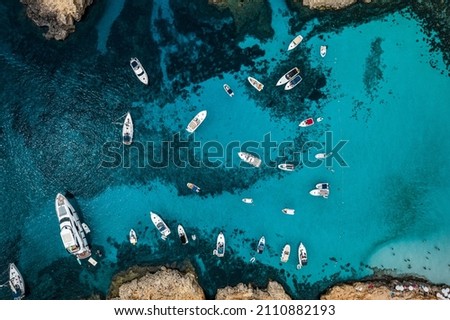 Island of Comino in Malta Royalty-Free Stock Photo #2110882193