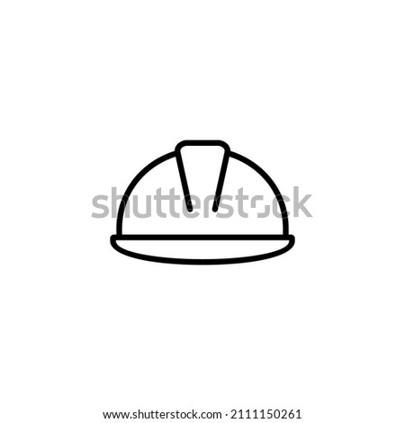 Helmet icon. Motorcycle helmet sign and symbol. Construction helmet icon. Safety helmet