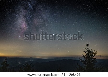 Milky Way in full view at Clingmans Dome Tennessee 