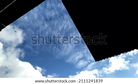 Natural background of clear sky in the morning