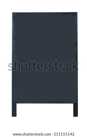 Blackboard isolated on white background.
