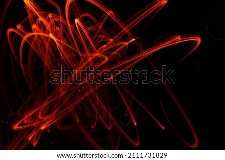 Beautiful Light Painting Photography nigh time Royalty-Free Stock Photo #2111731829