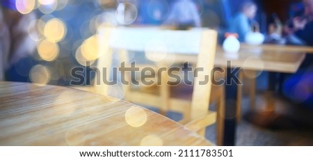 table setting in restaurant dinner abstract view interior hotel