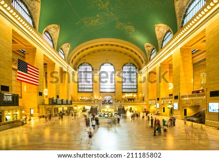 Grand Central Station of New York City Royalty-Free Stock Photo #211185802