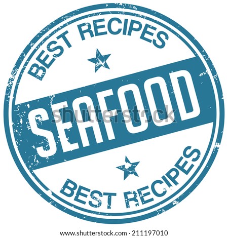 seafood recipes stamp