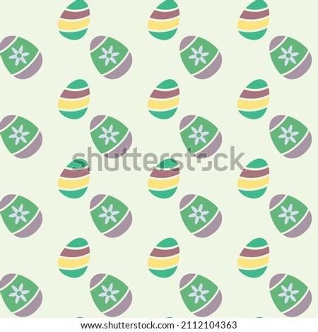 Easter eggs background. Vector icons
