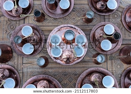 traditional arabic tea cup sets
