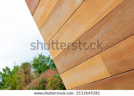 Western red cedar cladding wood texture natural background