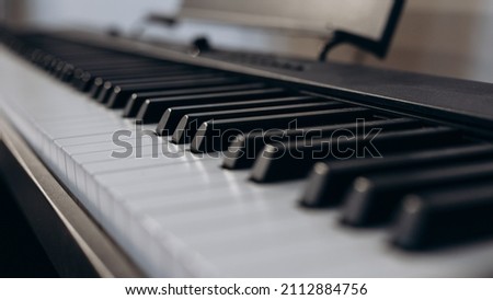 Piano keys, an ancient musical instrument