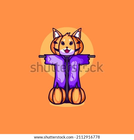 Fox Halloween Character for your business or merchandise