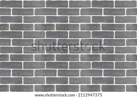 black brick wall texture grunge background with vignetted corners, may use to interior design.