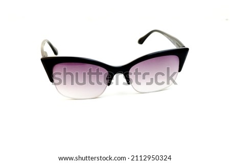 sunglasses on white background. High quality photo