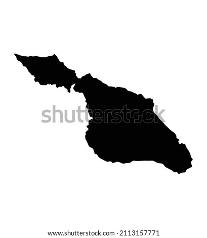 Santa Catalina island map silhouette, region, territory, black shape style illustration. Good use for sign, symbol, icon, logo, mascot, or any design you want.
 Royalty-Free Stock Photo #2113157771