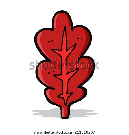 cartoon leaf symbol;