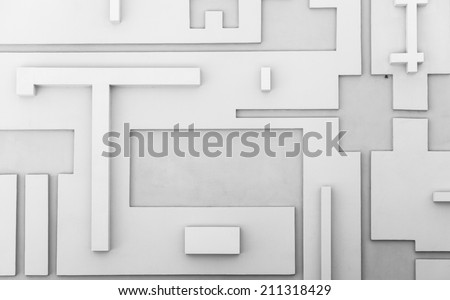 Abstract geometric pattern, sci fi wallpaper background