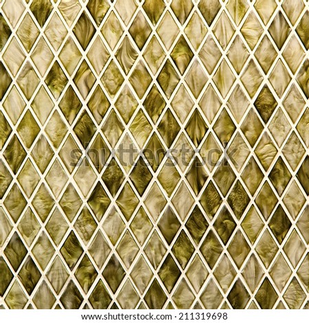 Pattern mosaic trapezoid style