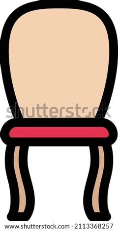 Chair Vector illustration on a transparent background.Premium quality symmbols.Stroke vector icon for concept and graphic design.