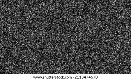 A white noise TV screen background. Royalty-Free Stock Photo #2113474670