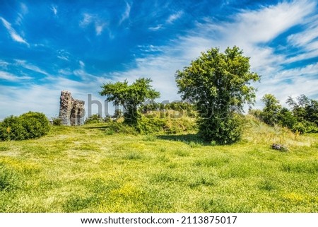 A castle ruin in Winzer, bavaria