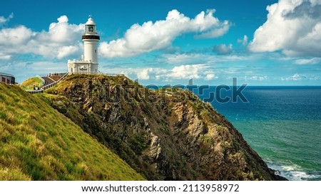 Cape Byron Lighthouse in Byron Bay, NSW, Australia Royalty-Free Stock Photo #2113958972