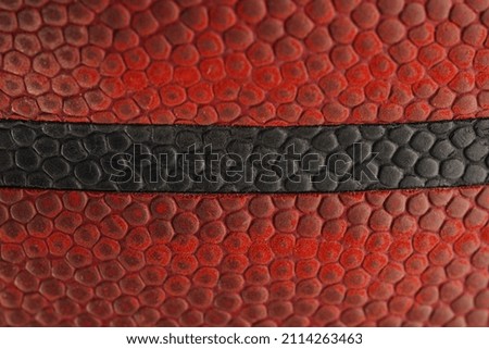 Texture of a leather basketball