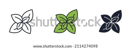 Oregano icon symbol template for graphic and web design collection logo vector illustration Royalty-Free Stock Photo #2114274098
