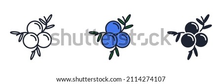 Juniper icon symbol template for graphic and web design collection logo vector illustration Royalty-Free Stock Photo #2114274107