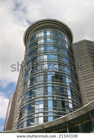 Vertical Building Panorama(Release Information: Editorial Use Only. Use of this image in advertising or for promotional purposes is prohibited.)