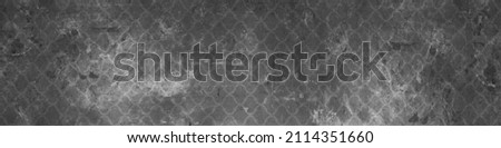 Seamless light grunge gray grey black cement stone concrete paper textile wallpaper texture background banner panorama, with diamond rhombus  lozenge shape pattern print Royalty-Free Stock Photo #2114351660