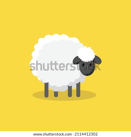 cute and adorable sheep, sheep farm
