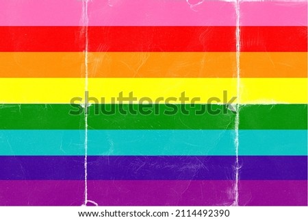 LGBT pride flag or Rainbow pride flag include of Lesbian, gay, bisexual, and transgender flag of LGBT organization.