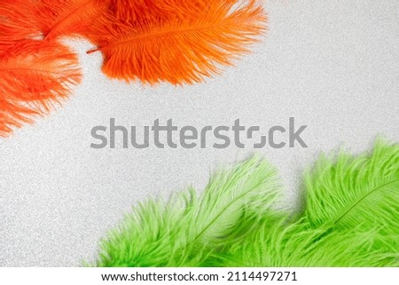 indian flag colors from feathers concept background for republic day