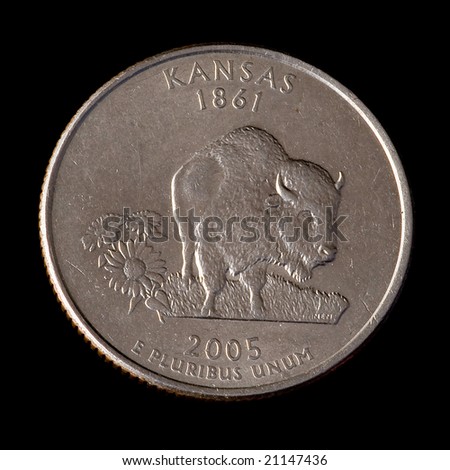 The quarter dollar from Kansas