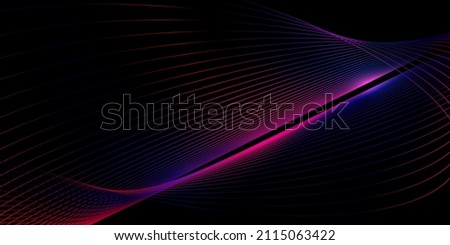 Modern Black Background Line Light Abstract  Royalty-Free Stock Photo #2115063422