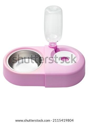 Animal bowl with automatic water supply