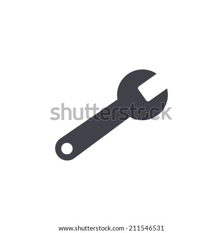 wrench icon , vector illustration Royalty-Free Stock Photo #211546531