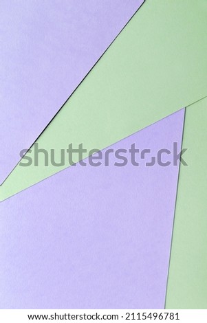 Background of colored paper. Abstract colored paper texture background. Minimal geometric shapes and lines. Trendy natural colors.