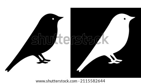 Illustration vector graphic of black bird icon