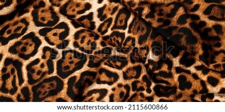 a draped panther print fabric to be used as a background