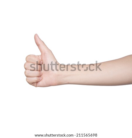 hand isolated