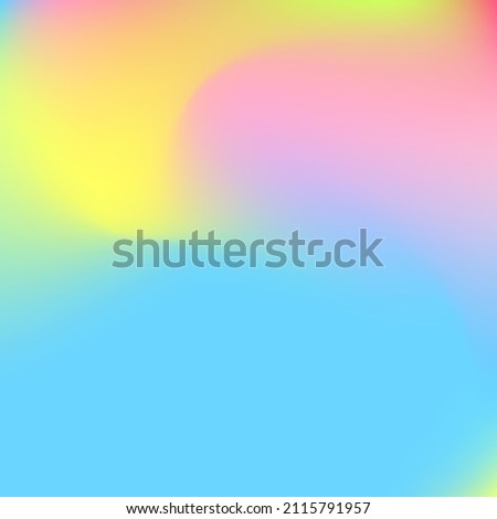 Wavy Blue Green Multicolor Pastel Wallpaper. Color Pink Fluid Dynamic Water Swirl Gradient Mesh. Curve Rainbow Neon Light Liquid Gradient Background. Yellow Happy Purple Blurred Smooth Surface.