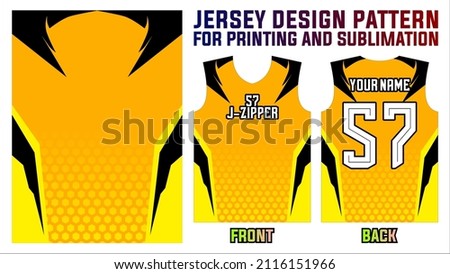 jersey printing design pattern for soccer, badminton, basketball, volleyball, gaming, racing and fishing team uniforms
