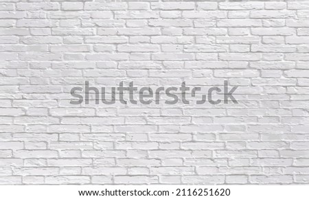white brick wall texture background, wallpaper background. Royalty-Free Stock Photo #2116251620